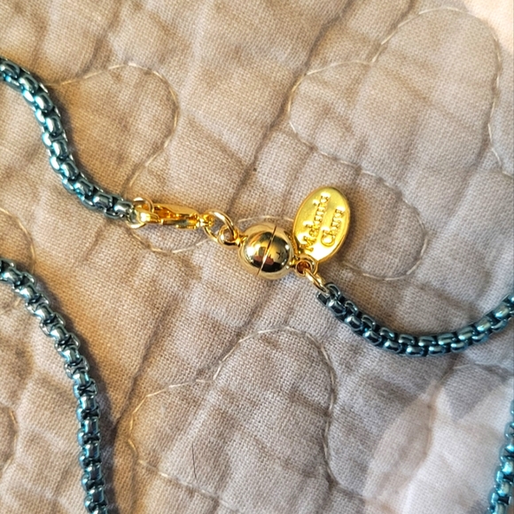 By Alexa Rae NWOT Ocean Blue Ollie Necklace - Picture 5 of 9